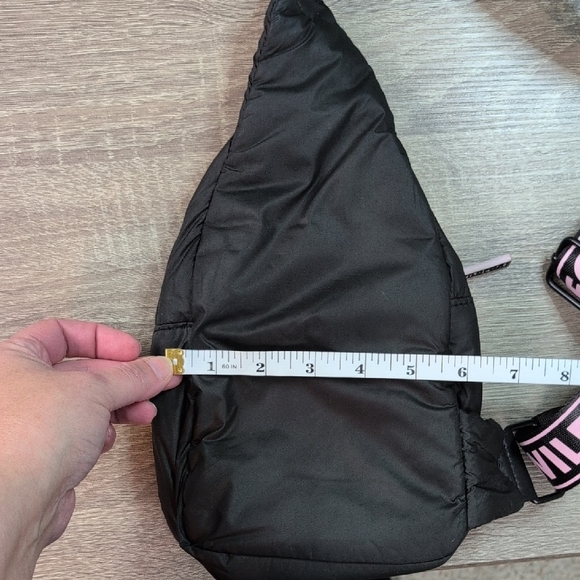 Wildfox Black Crossbody Bag with Pink Details - Picture 11 of 11